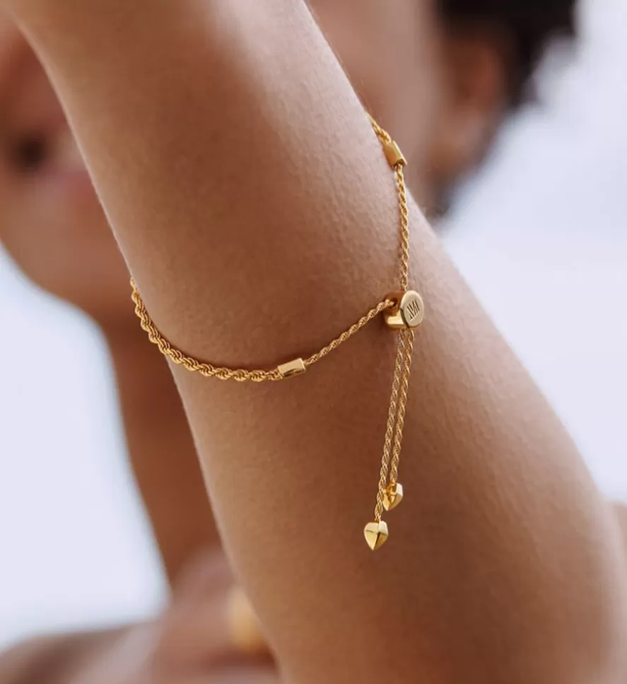 Monica Vinader Earring Charms | Corda Fine Chain Friendship Bracelet