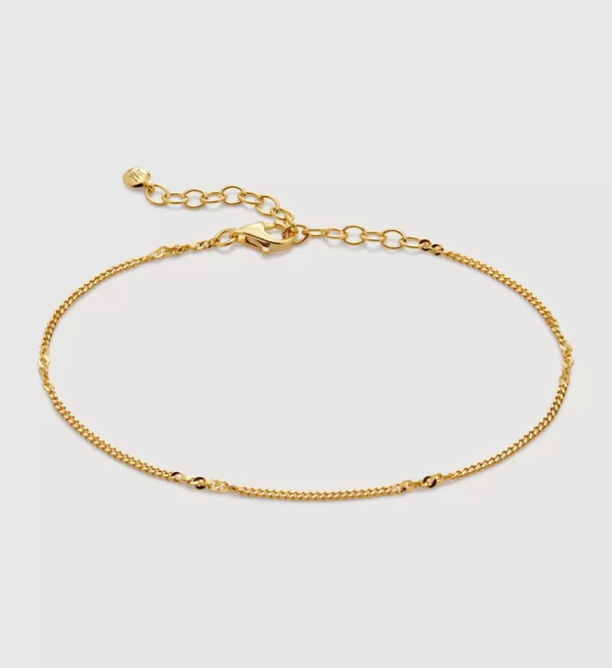 Monica Vinader Chain Bracelets | Curb Twist Chain Bracelet