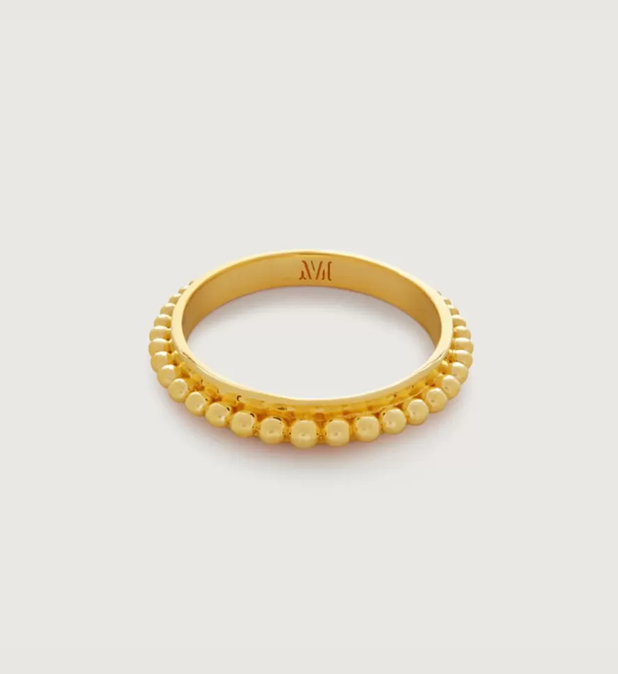 Monica Vinader Stacking Rings | Deia Beaded Stacking Ring