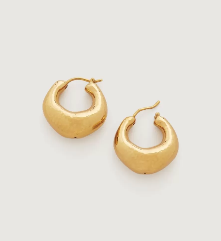 Monica Vinader Hoops | Deia Chunky Medium Hoop Earrings