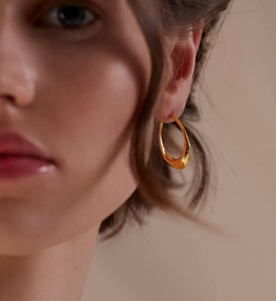 Monica Vinader Hoops | Deia Medium Hoop Earrings