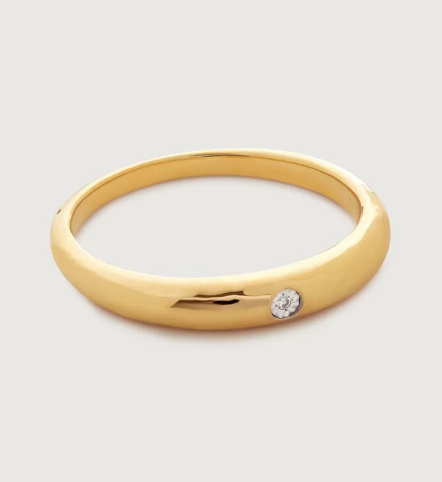 Monica Vinader Stacking Rings | Deia Mini Diamond Ring