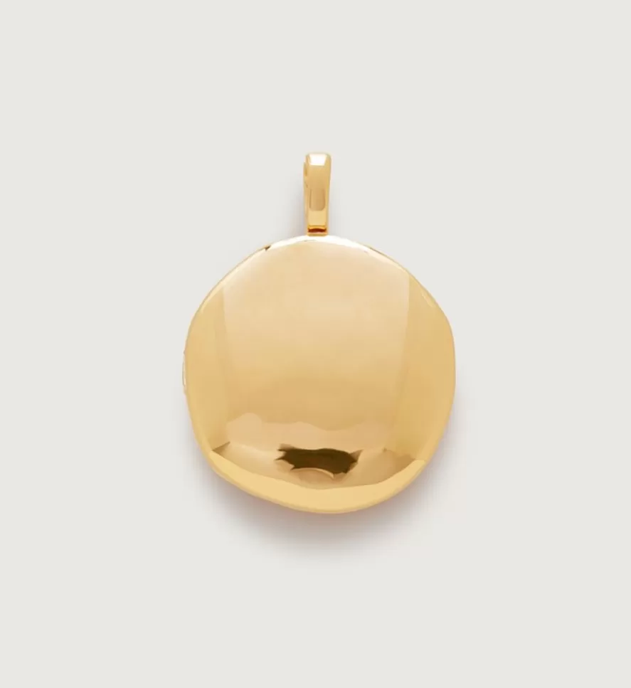 Monica Vinader Pendant Charms | Deia Round Pebble Locket