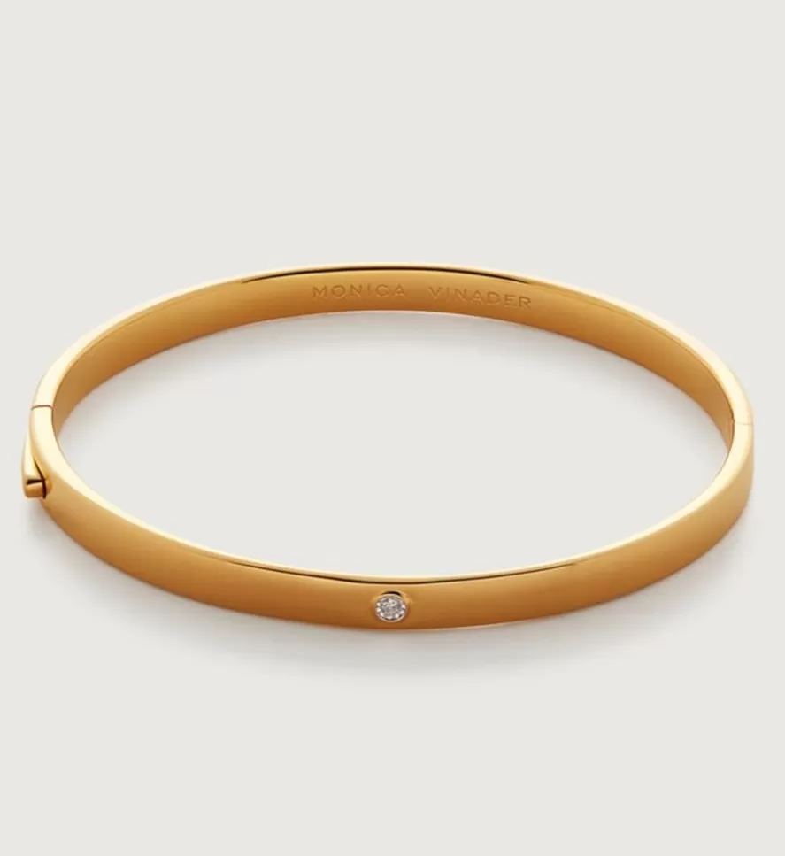 Monica Vinader Bangles & Cuffs | Diamond Essential Bangle