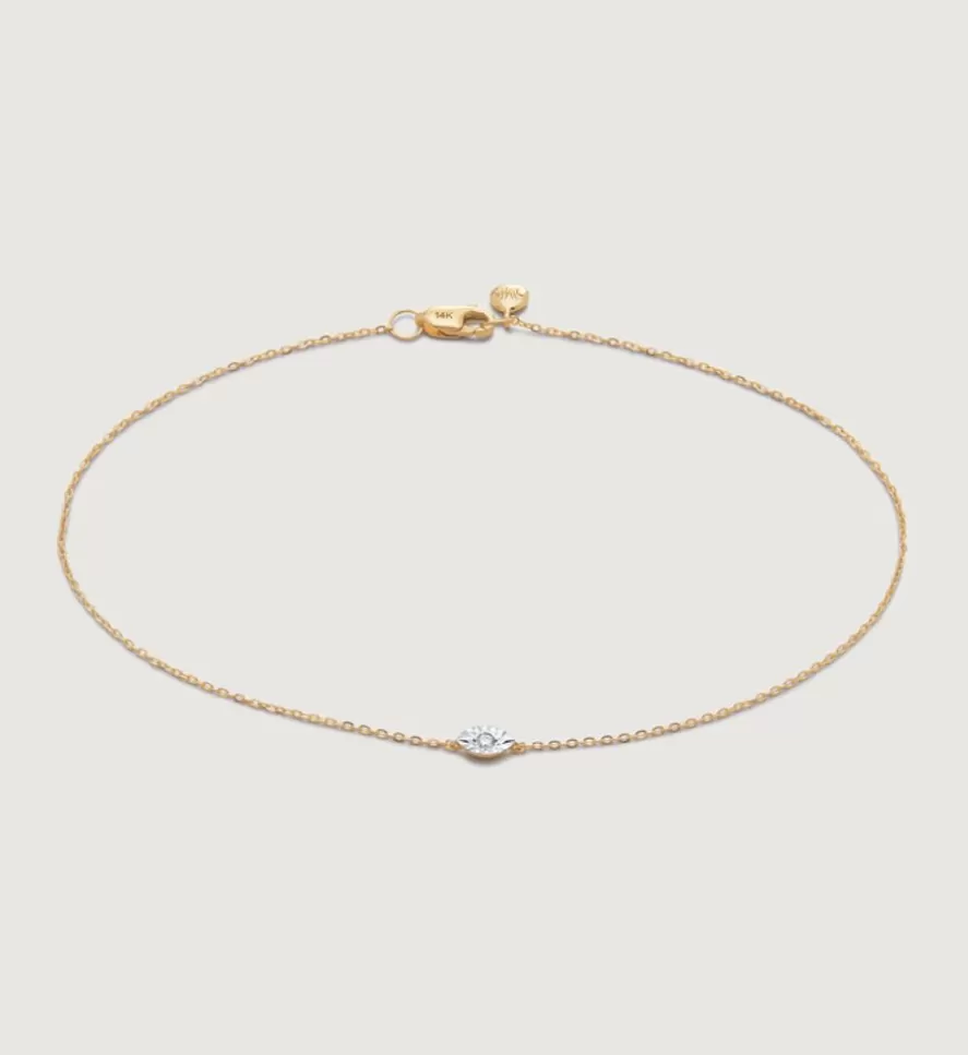 Monica Vinader Chain Bracelets | Diamond Marquise Chain Bracelet