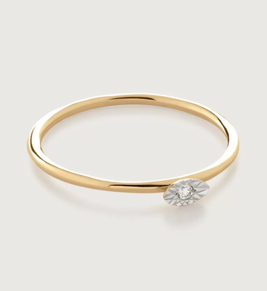 Monica Vinader Dainty Rings | Diamond Marquise Stacking Ring