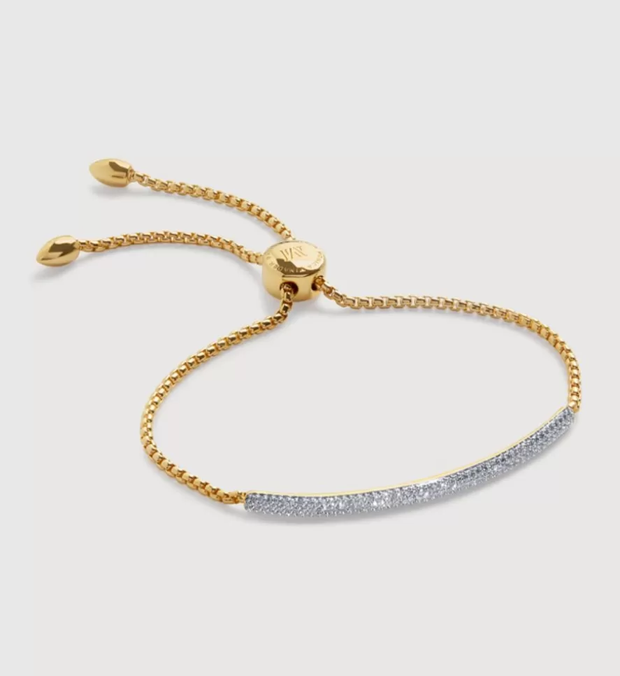 Monica Vinader Chain Bracelets | Fiji Diamond Mini Bar Bracelet