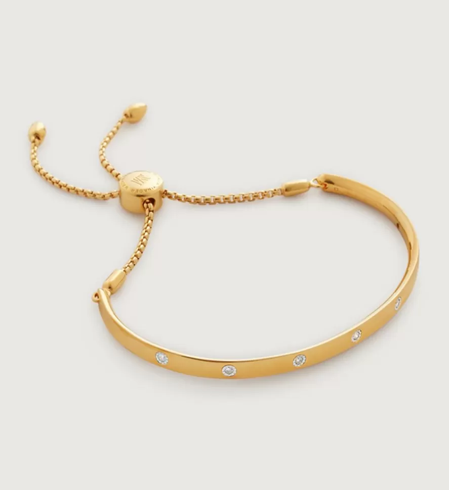 Monica Vinader Chain Bracelets | Fiji Gem Diamond Chain Bracelet