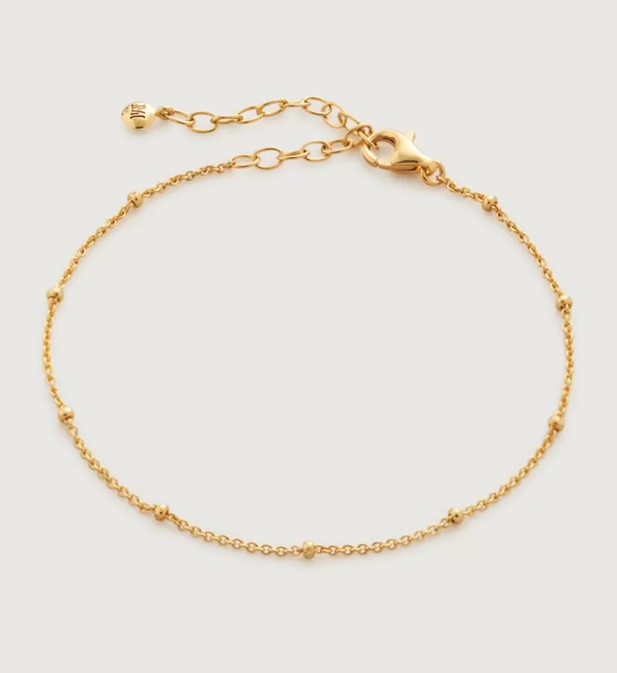 Monica Vinader Chain Bracelets | Fine Beaded Chain Bracelet