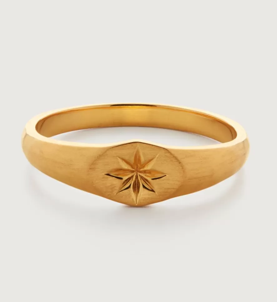 Monica Vinader Signet Rings | Guiding Star Signet Ring