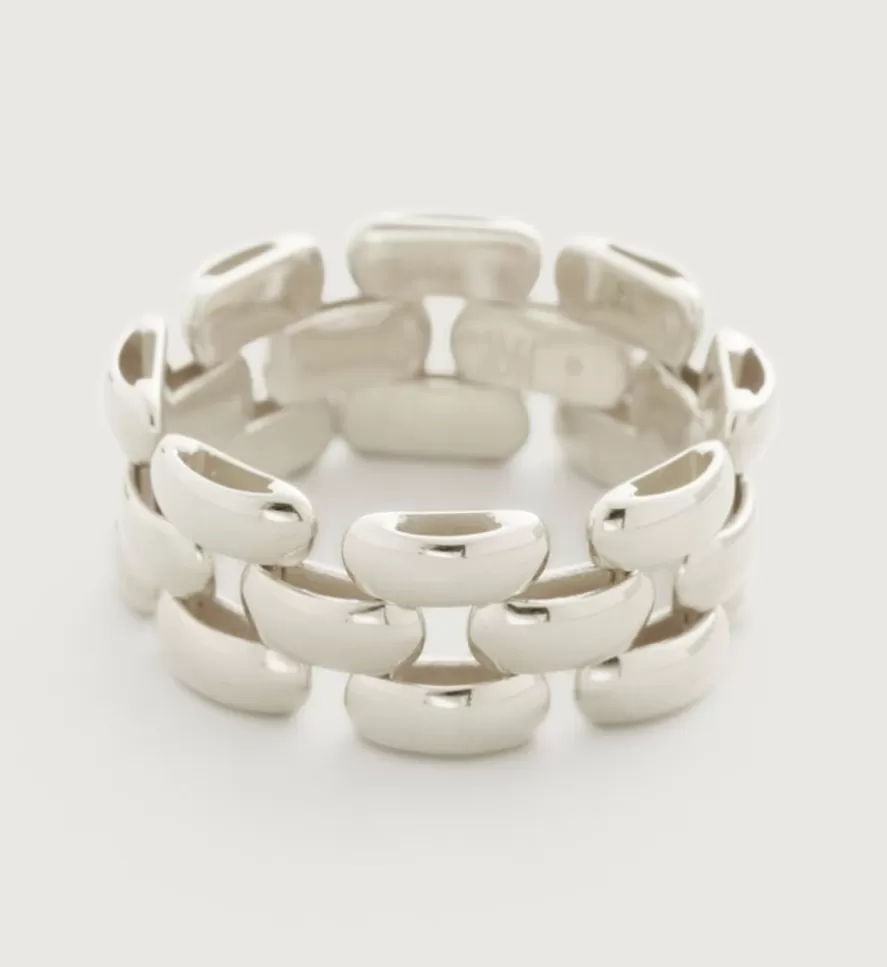 Monica Vinader Chunky Rings | Heirloom Woven Chain Ring