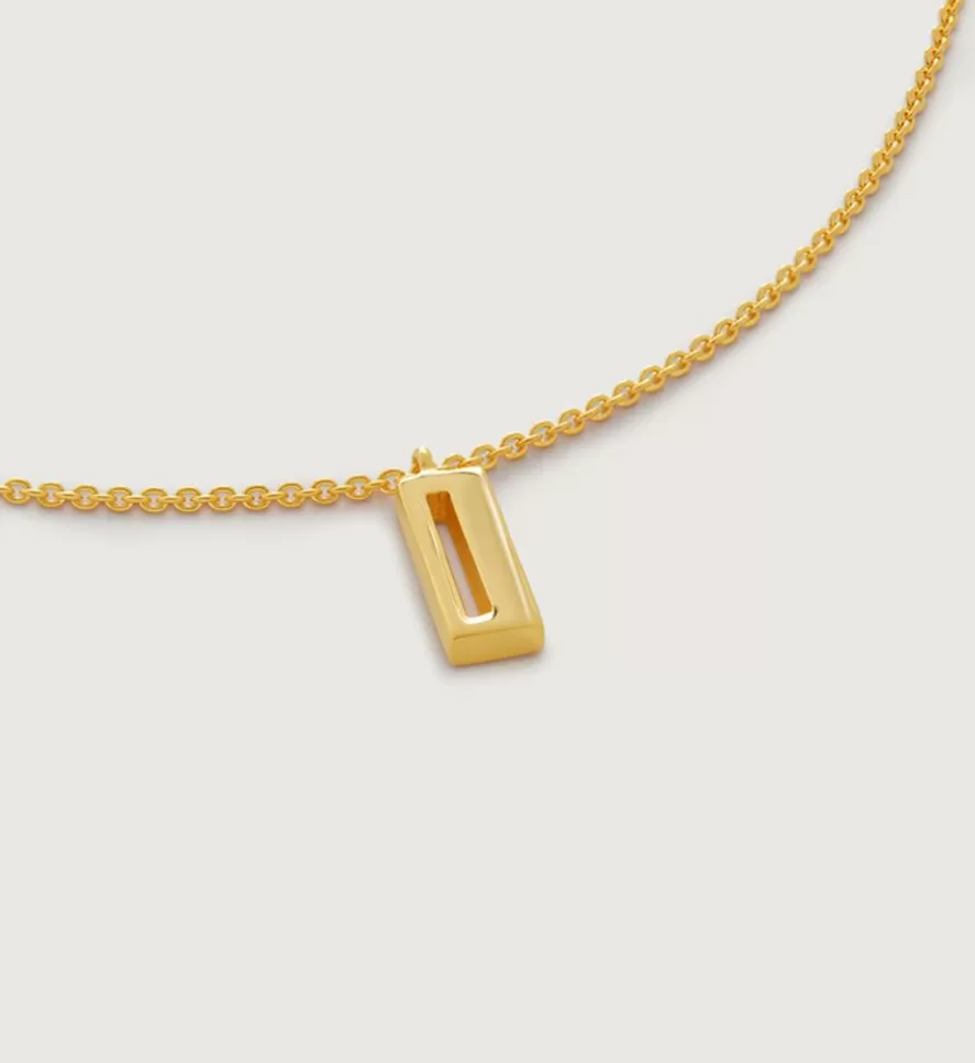 Monica Vinader Pendant Necklaces | Initial I Necklace Adjustable 41-46Cm/16-18'