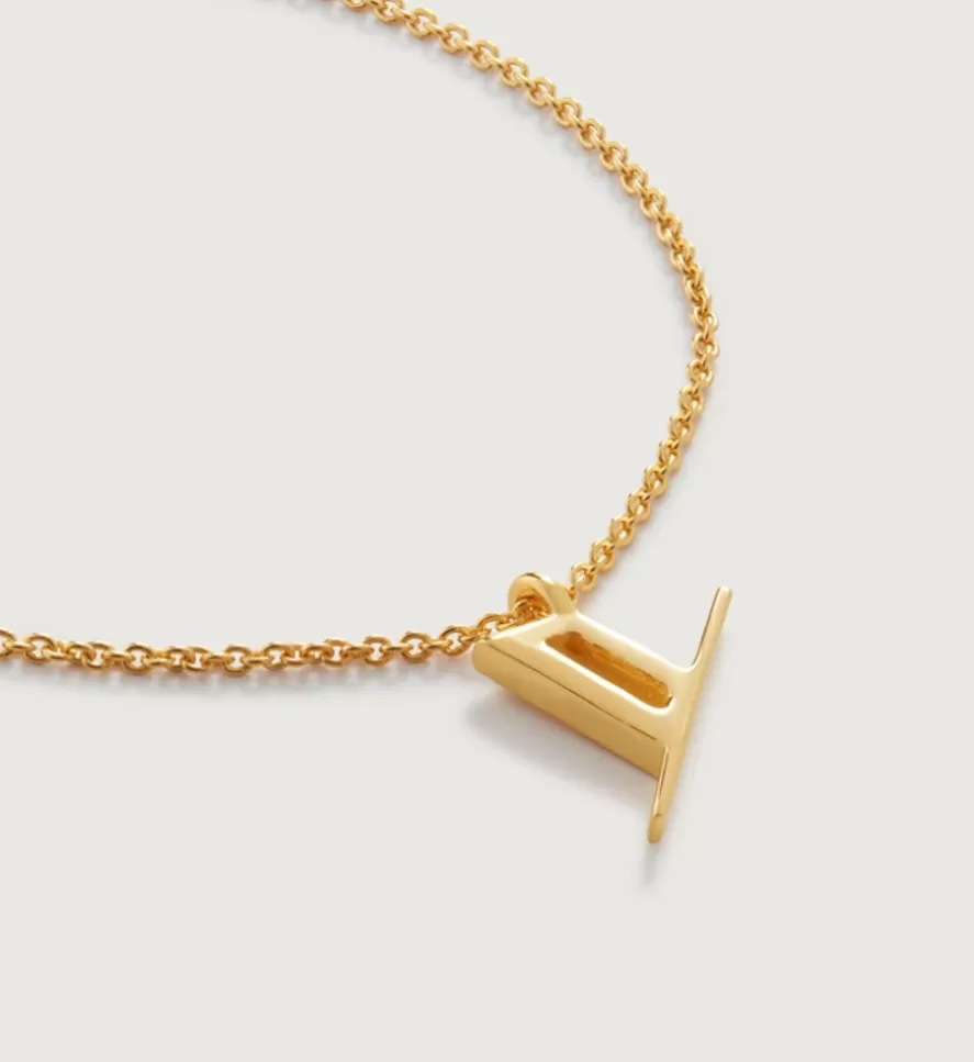 Monica Vinader Pendant Necklaces | Initial Y Necklace Adjustable 41-46Cm/16-18'