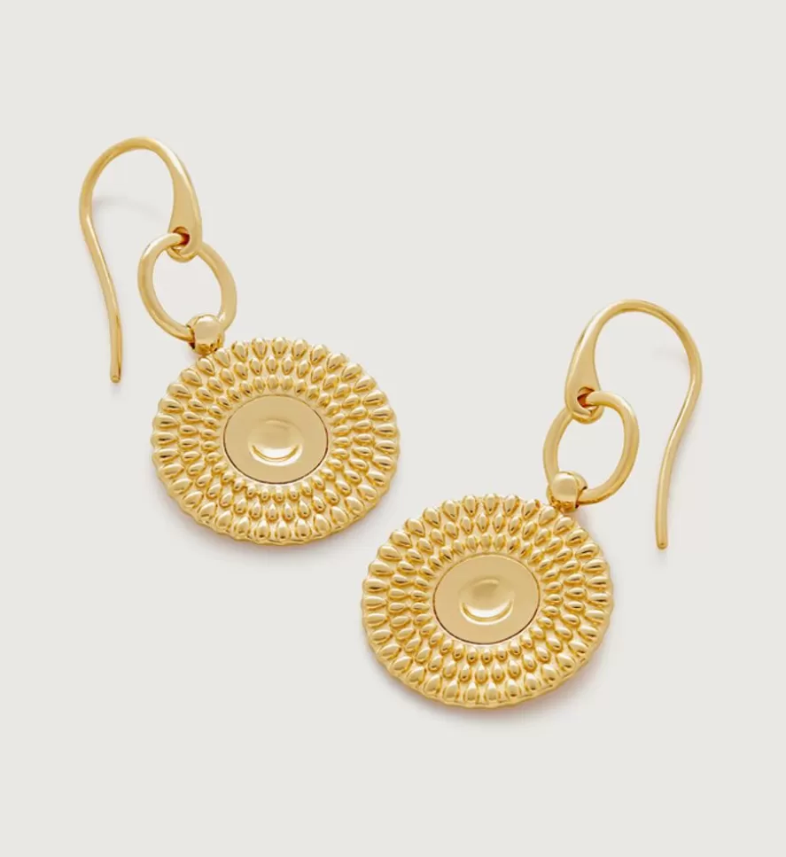 Monica Vinader Drop Earrings | Juno Disc Earrings