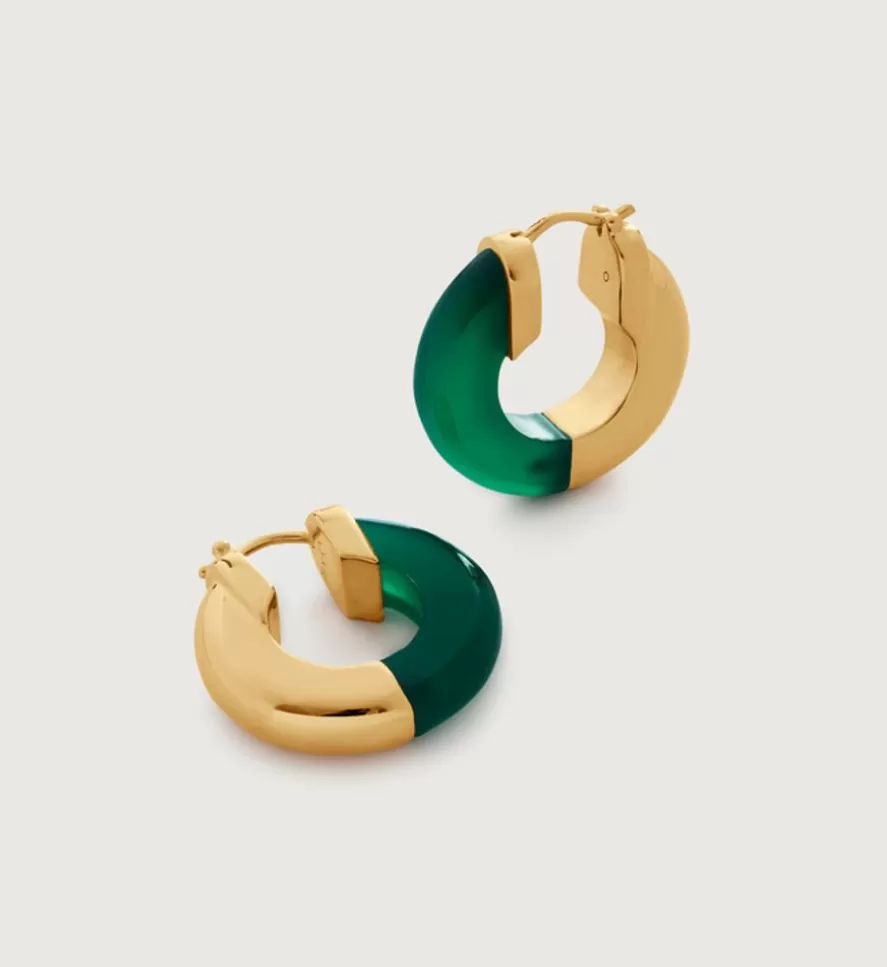 Monica Vinader Hoops | Kate Young Gemstone Small Hoop Earrings