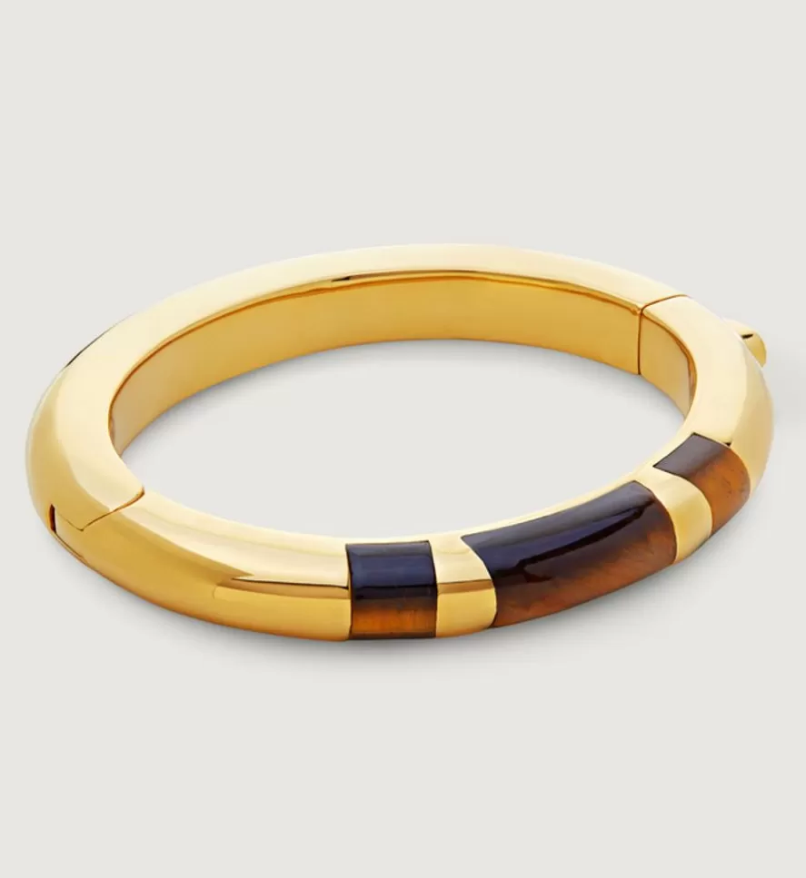 Monica Vinader Bangles & Cuffs | Kate Young Gemstone Striped Bangle