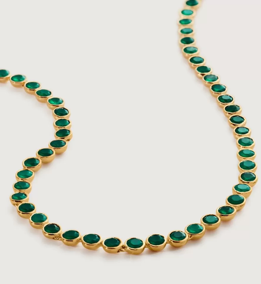 Monica Vinader Chain Necklaces | Kate Young Gemstone Tennis Necklace Adjustable 41-46Cm/16-18'