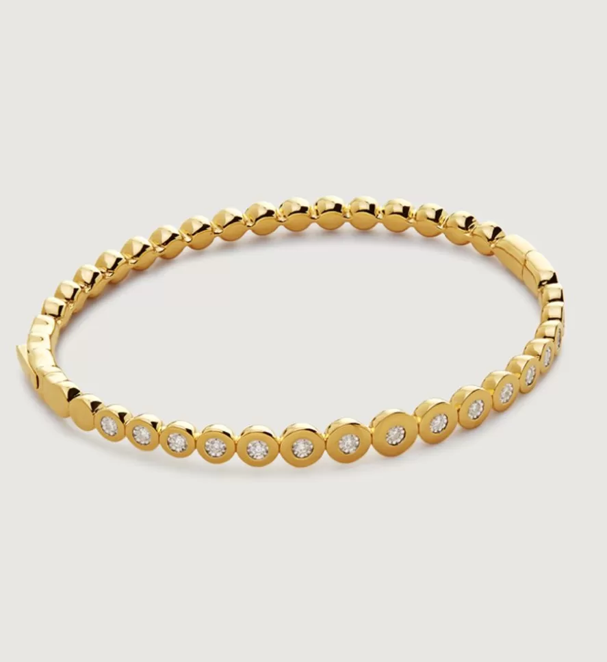 Monica Vinader Bangles & Cuffs | Lab Grown Diamond Graduated Bangle