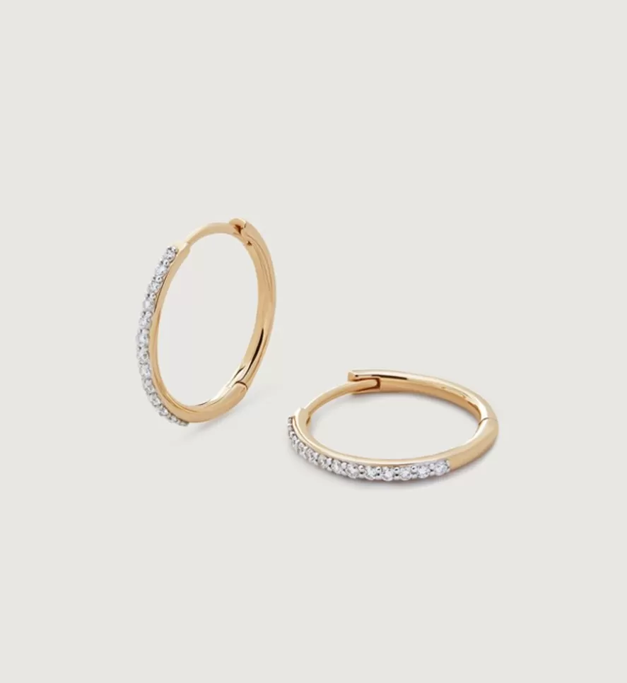 Monica Vinader Hoops | Lab Grown Diamond Small Hoop Earrings