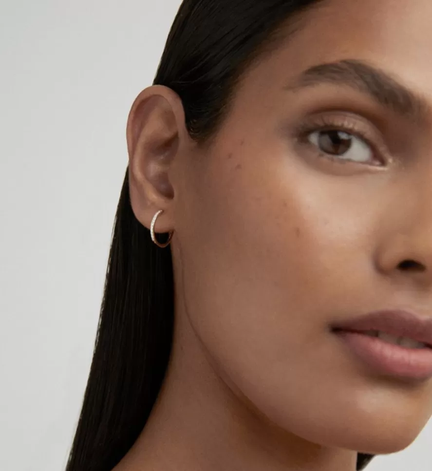 Monica Vinader Hoops | Lab Grown Diamond Small Hoop Earrings