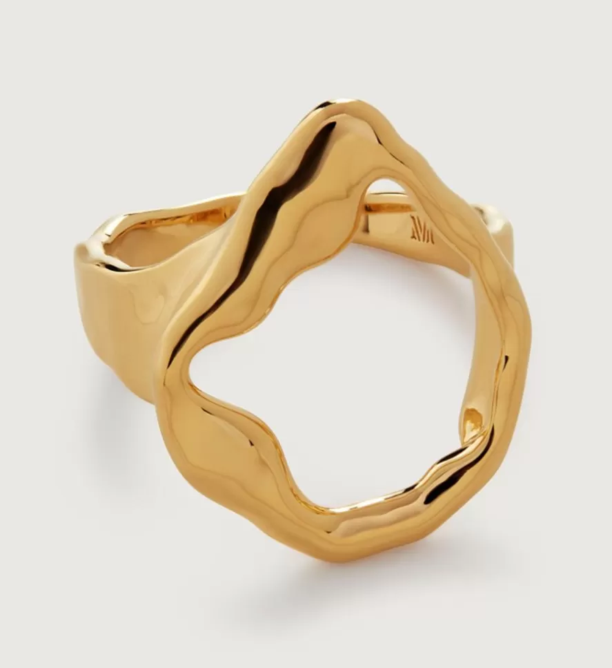 Monica Vinader Chunky Rings | Lagoon Open Ring