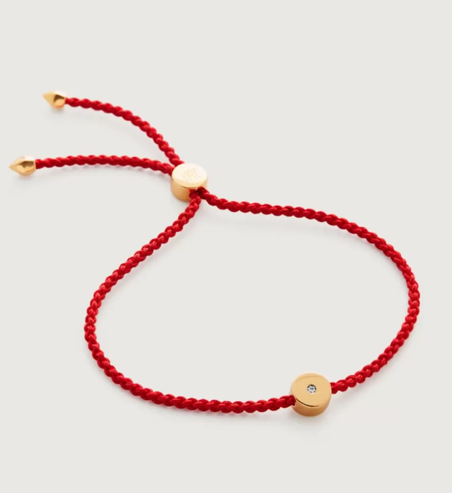 Monica Vinader Friendship Bracelets | Linear Solo Friendship Diamond Bracelet