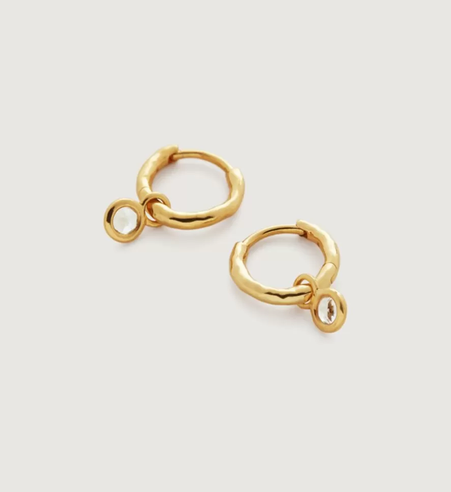 Monica Vinader Huggies | Mini Gem Huggie Earrings