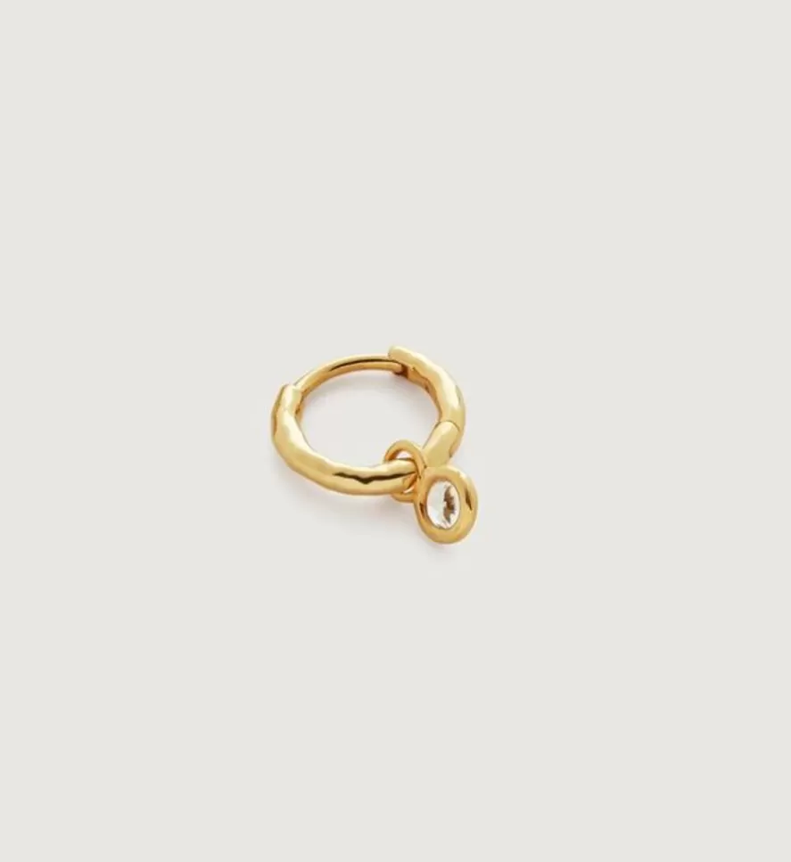 Monica Vinader Single Earrings | Mini Gem Single Huggie Earring