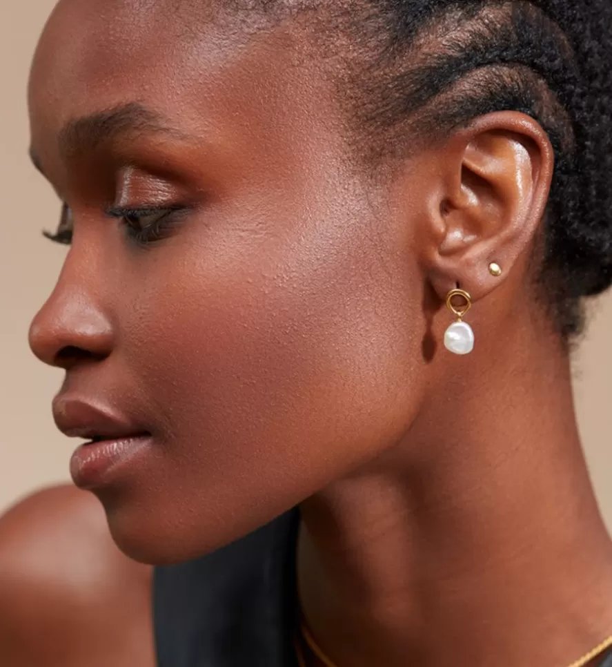 Monica Vinader Drop Earrings | Nura Keshi Pearl Drop Earrings