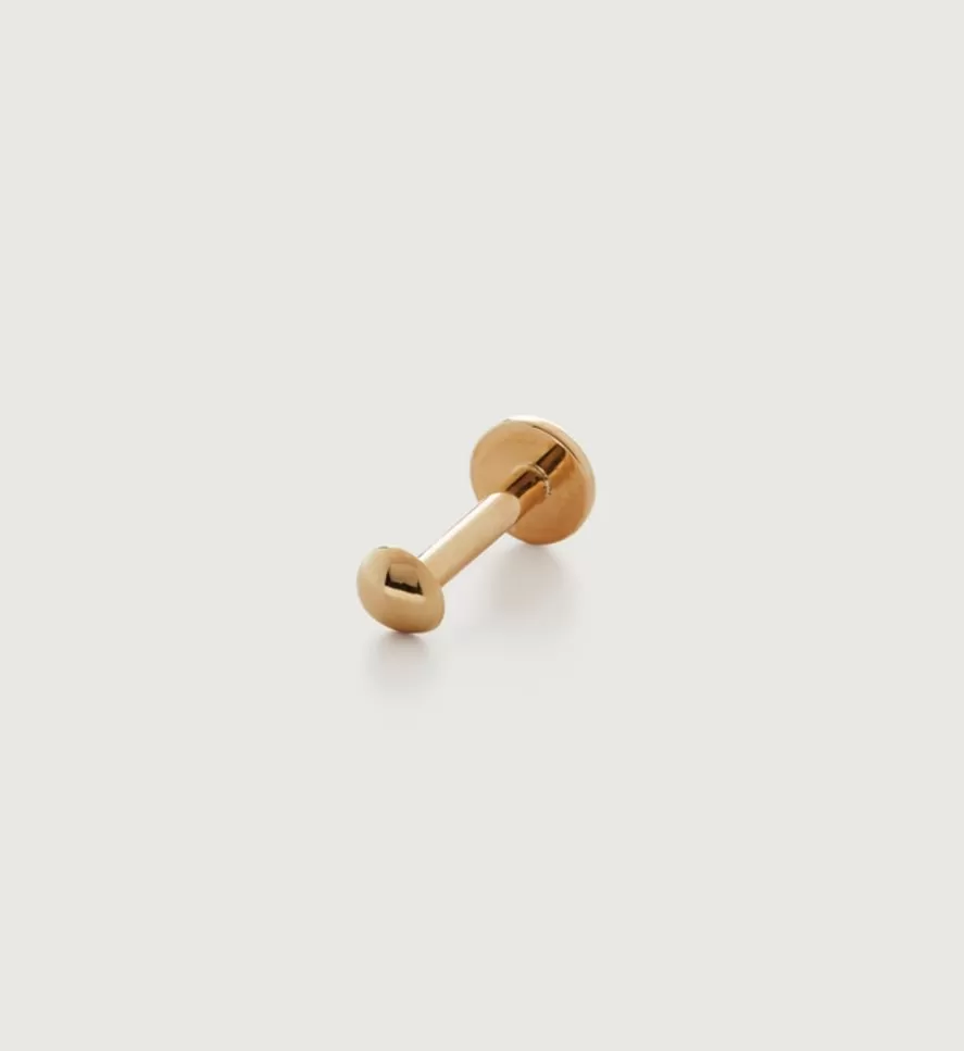 Monica Vinader Single Earrings | Nura Mini Pebble Single Labret Piercing Earring