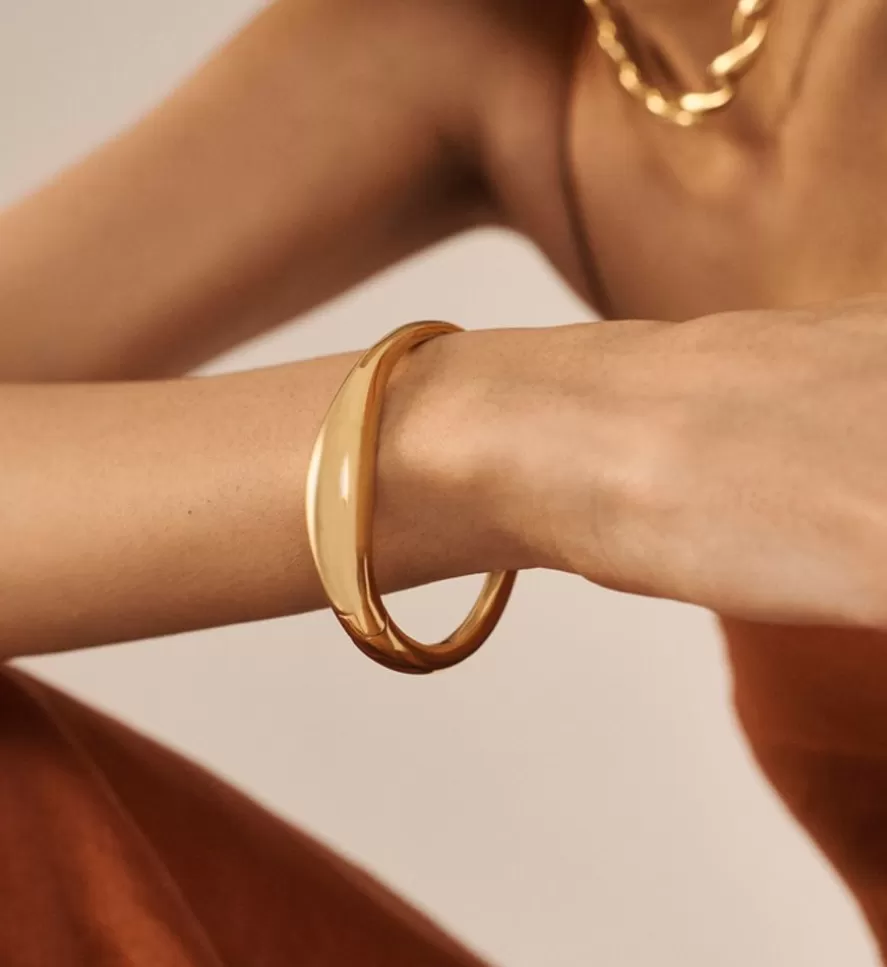 Monica Vinader Bangles & Cuffs | Nura Reef Wide Bangle