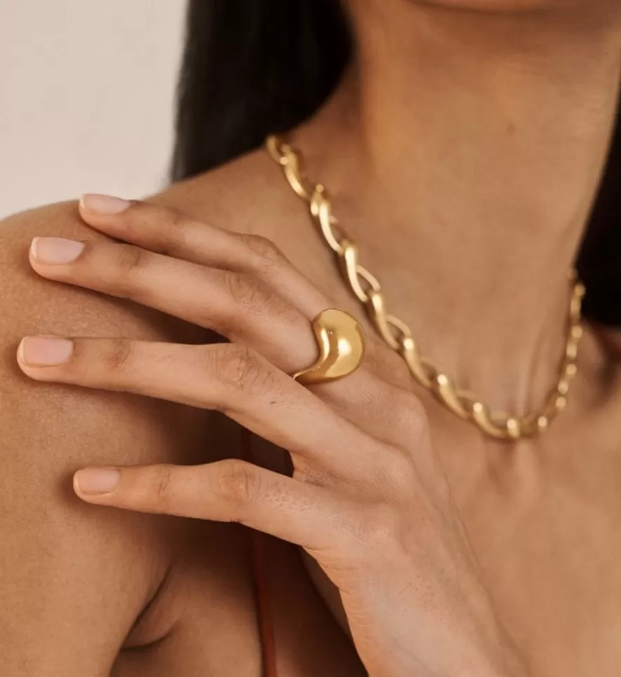 Monica Vinader Chunky Rings | Nura Wrap Ring