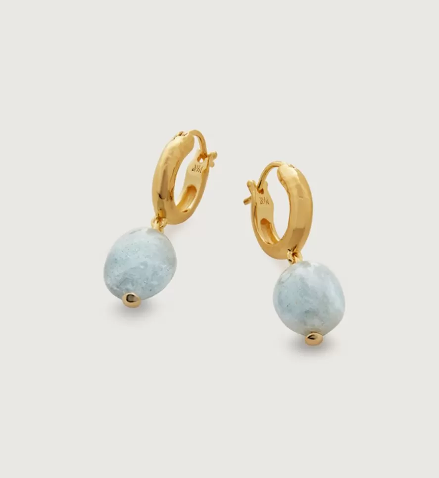 Monica Vinader Drop Earrings | Rio Gemstone Huggie Earrings