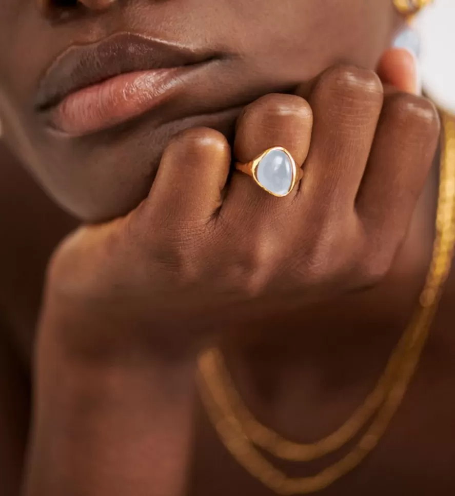 Monica Vinader Chunky Rings | Rio Gemstone Ring