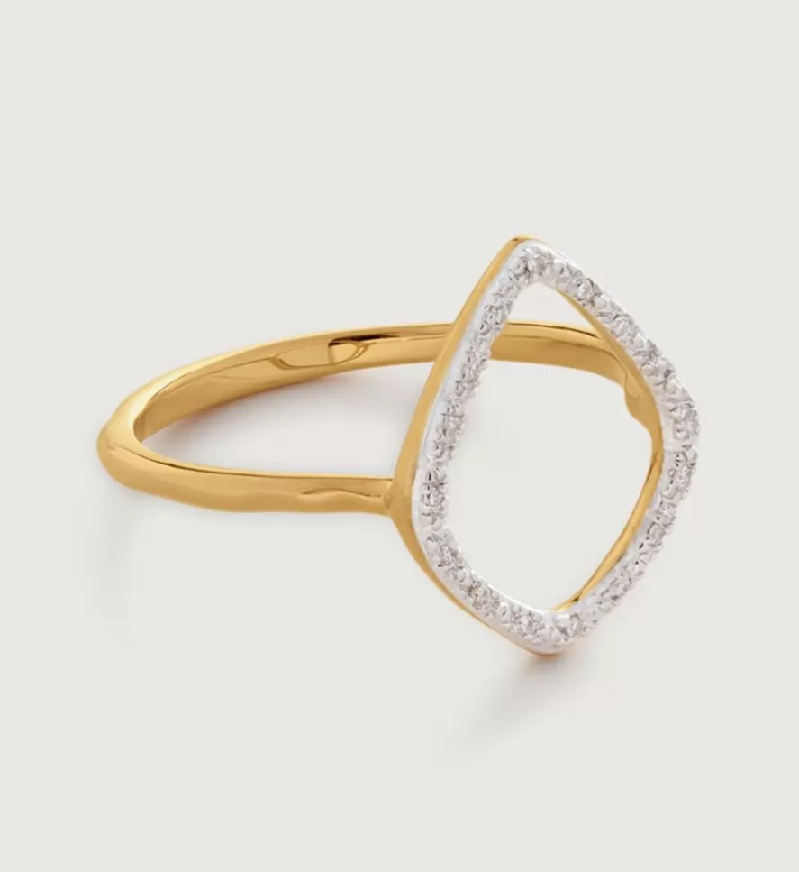 Monica Vinader Dainty Rings | Riva Diamond Hoop Ring