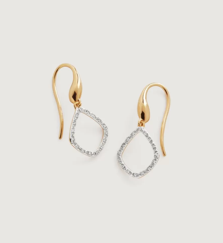 Monica Vinader Drop Earrings | Riva Diamond Kite Earrings