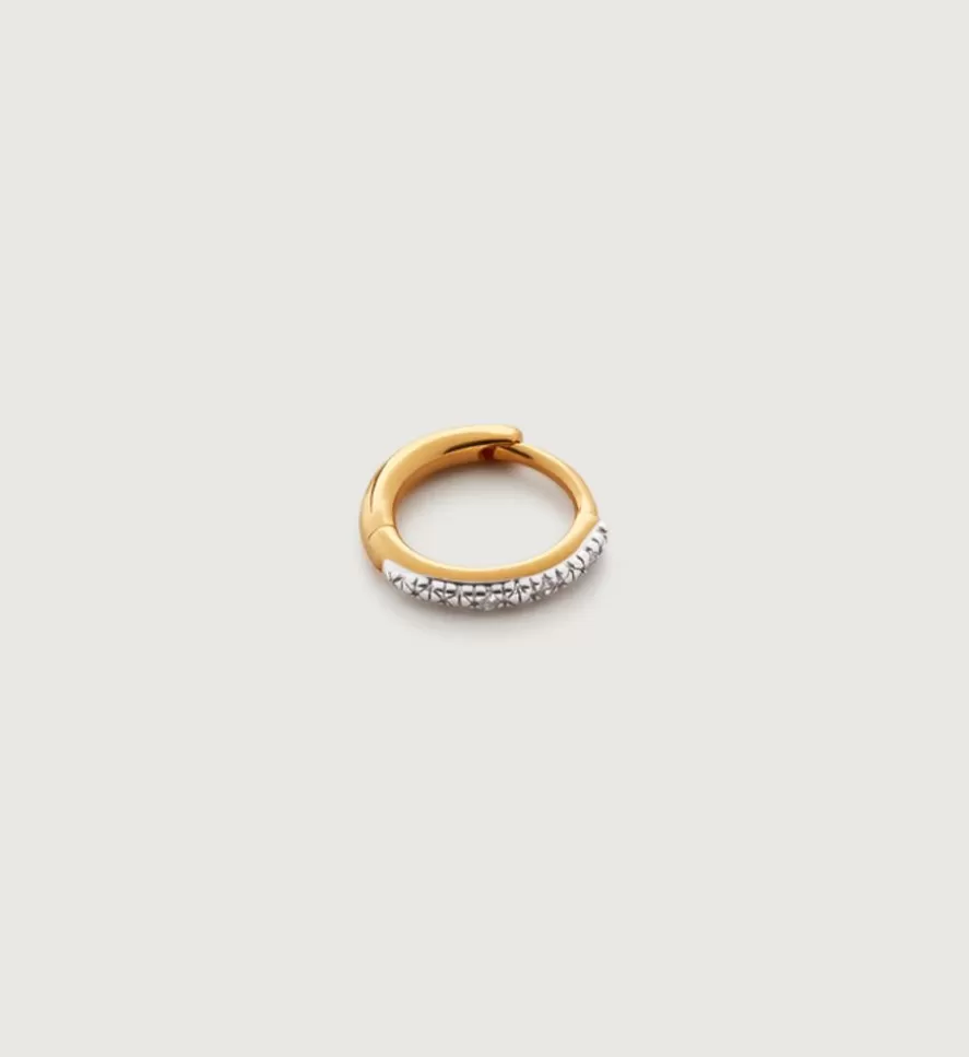 Monica Vinader Single Earrings | Riva Diamond Single Mini Huggie Earring