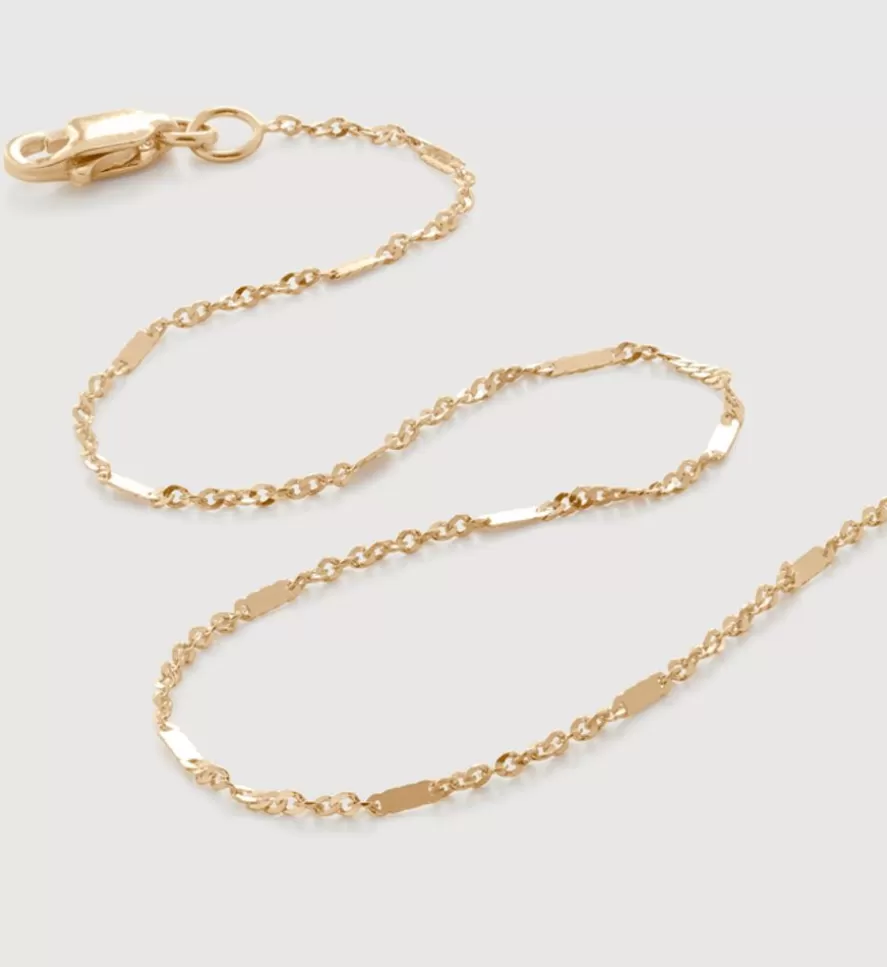 Monica Vinader Chain Necklaces | Shimmer Chain Necklace 46Cm/18'