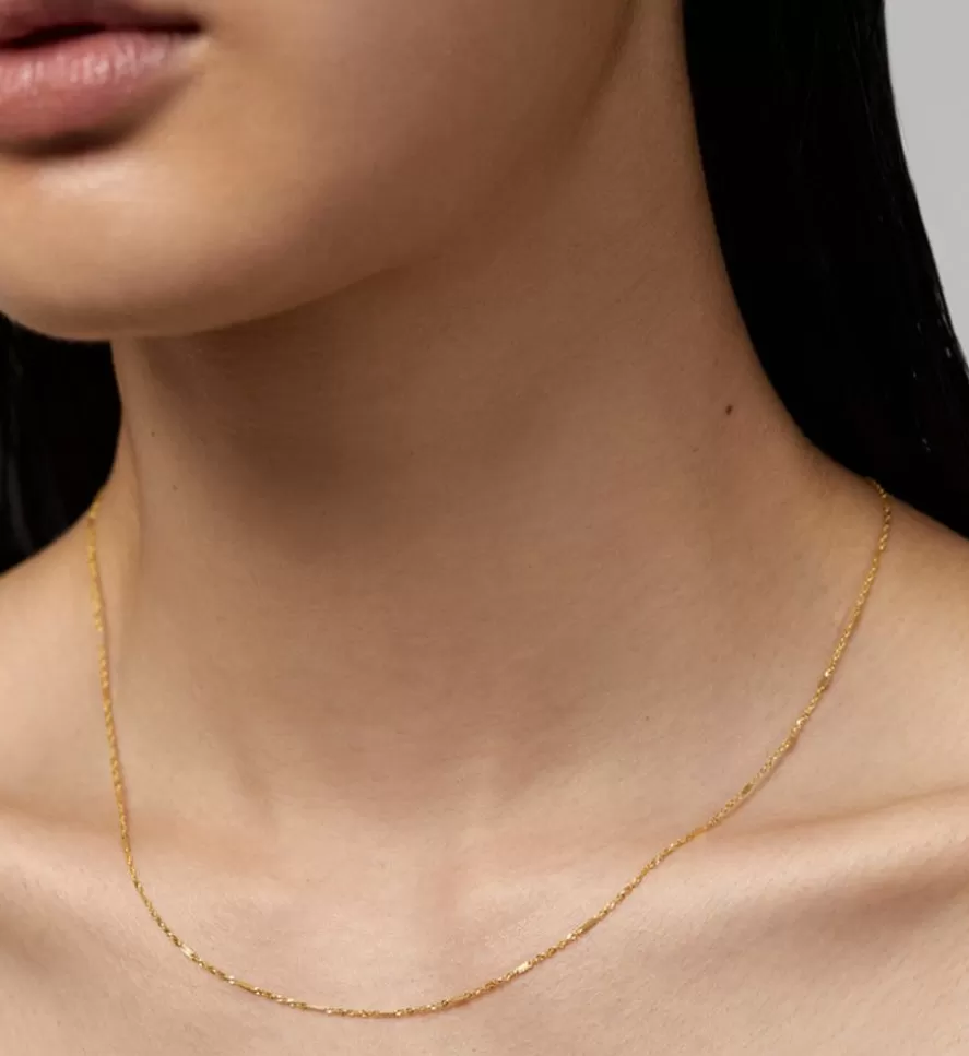 Monica Vinader Chain Necklaces | Shimmer Chain Necklace 46Cm/18'