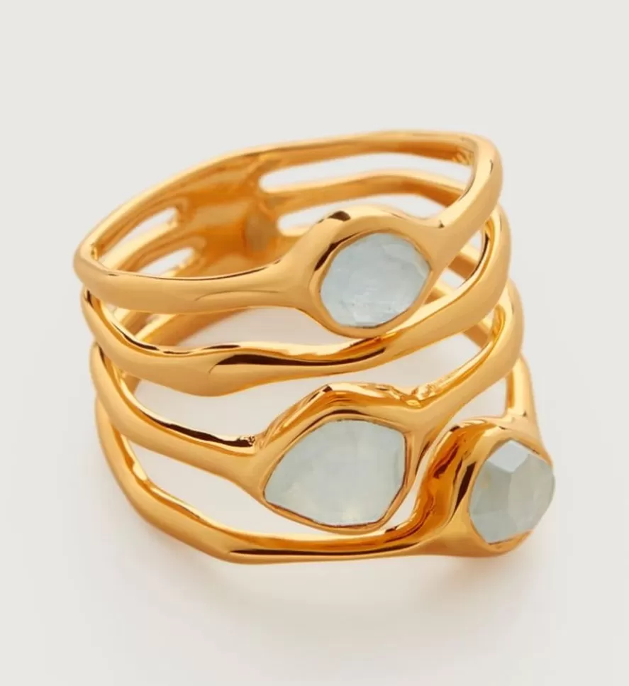 Monica Vinader Chunky Rings | Siren Cluster Cocktail Ring