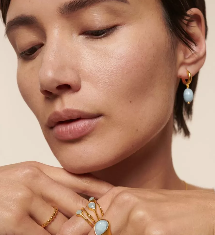 Monica Vinader Chunky Rings | Siren Cluster Cocktail Ring