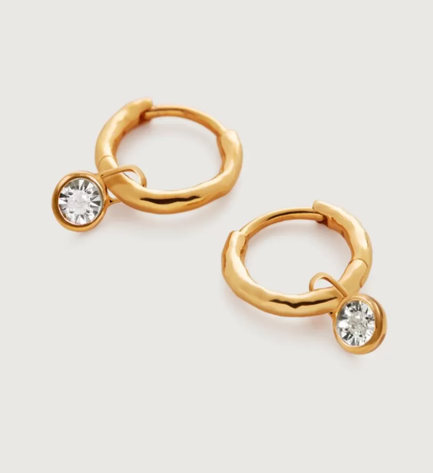 Monica Vinader Earring Charms | Siren Muse Diamond Essential Mini Huggie Earrings