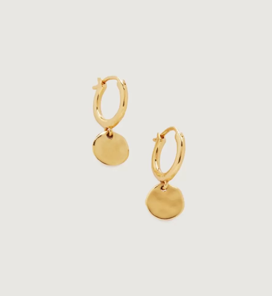 Monica Vinader Drop Earrings | Siren Muse Mini Drop Huggie Earrings