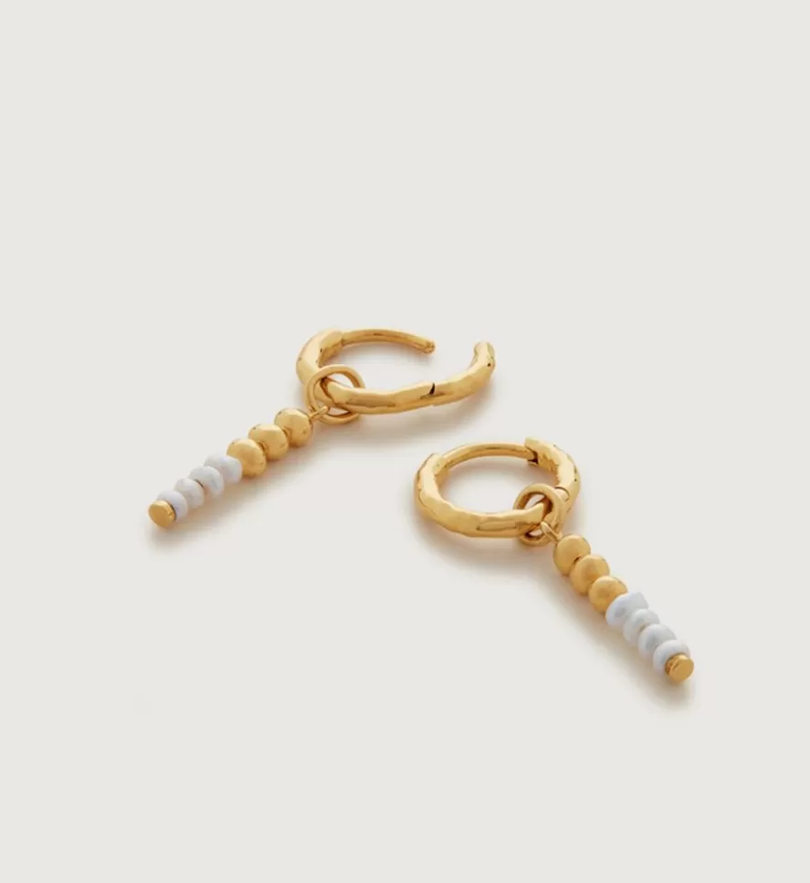 Monica Vinader Earring Charms | Siren Muse Tiny Pearl Mini Huggie Earrings