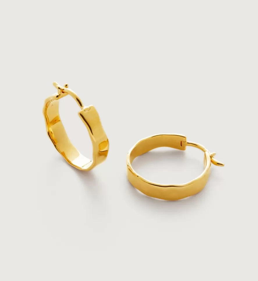 Monica Vinader Hoops | Siren Muse Wave Small Hoop Earrings