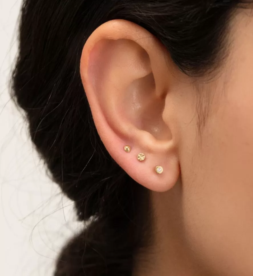 Monica Vinader Single Earrings | Siren Star Single Labret Piercing Earring