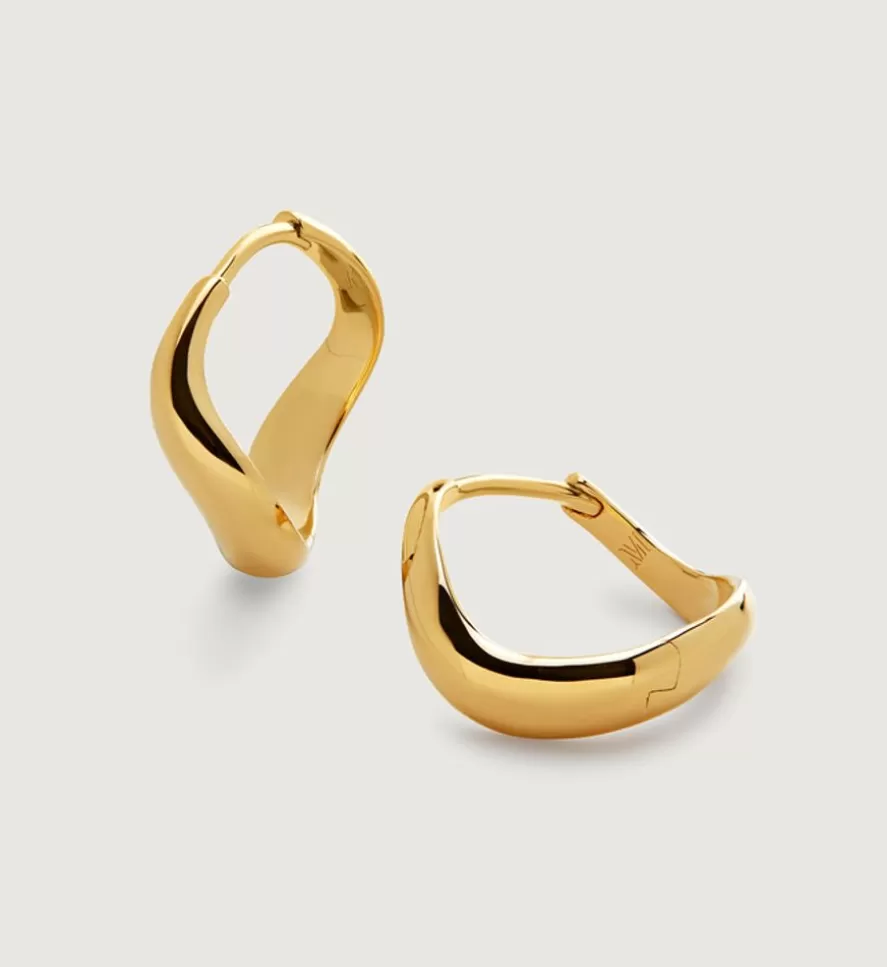 Monica Vinader Hoops | Swirl Small Hoop Earrings